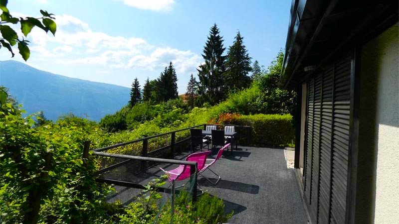 Uitzicht vanaf terras